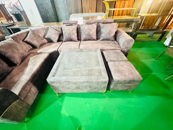 L shape sofa set 7 seater