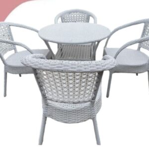 4 Chairs and 1 Table Set Outdoor Patio Set|Indoor|| Garden