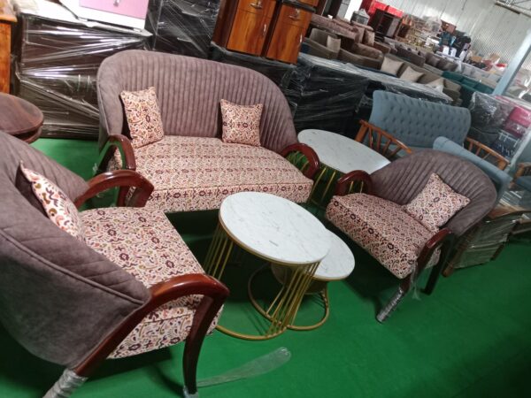 Wood sofa set 5 seater