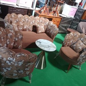 Wood sofa set 5 seater