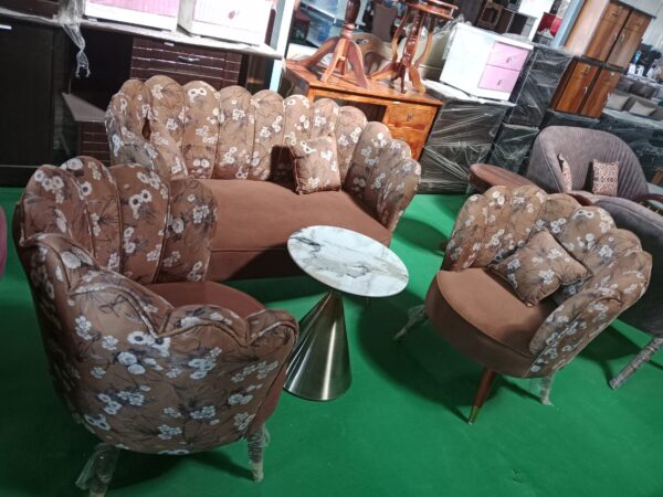 Wood sofa set 5 seater